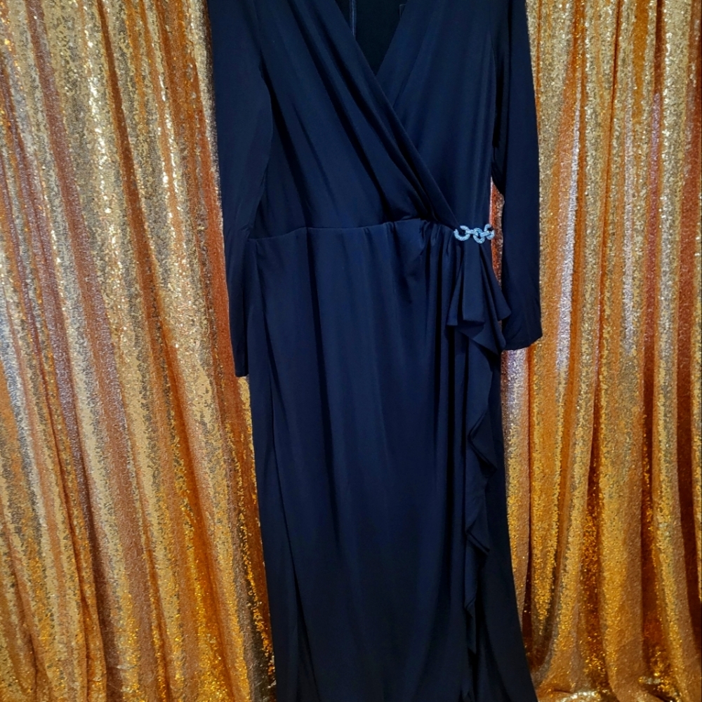 Black evening gown